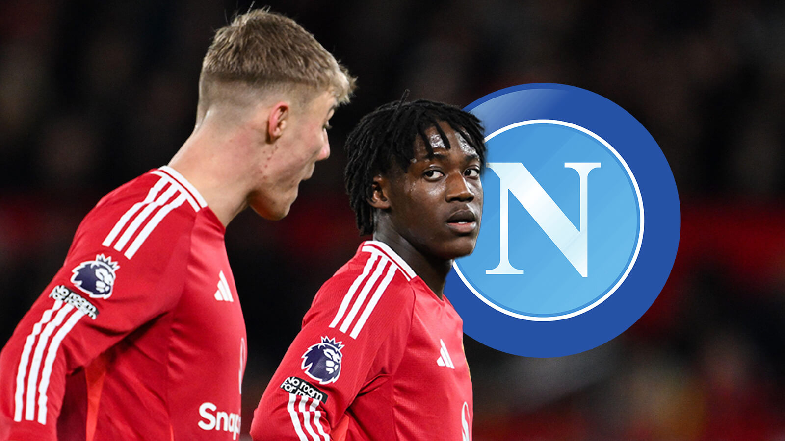 Варіант Mainoo є єдиним, оскільки фанати Манчестер Юнайтед залишились в подиві через чітку позицію Наполі